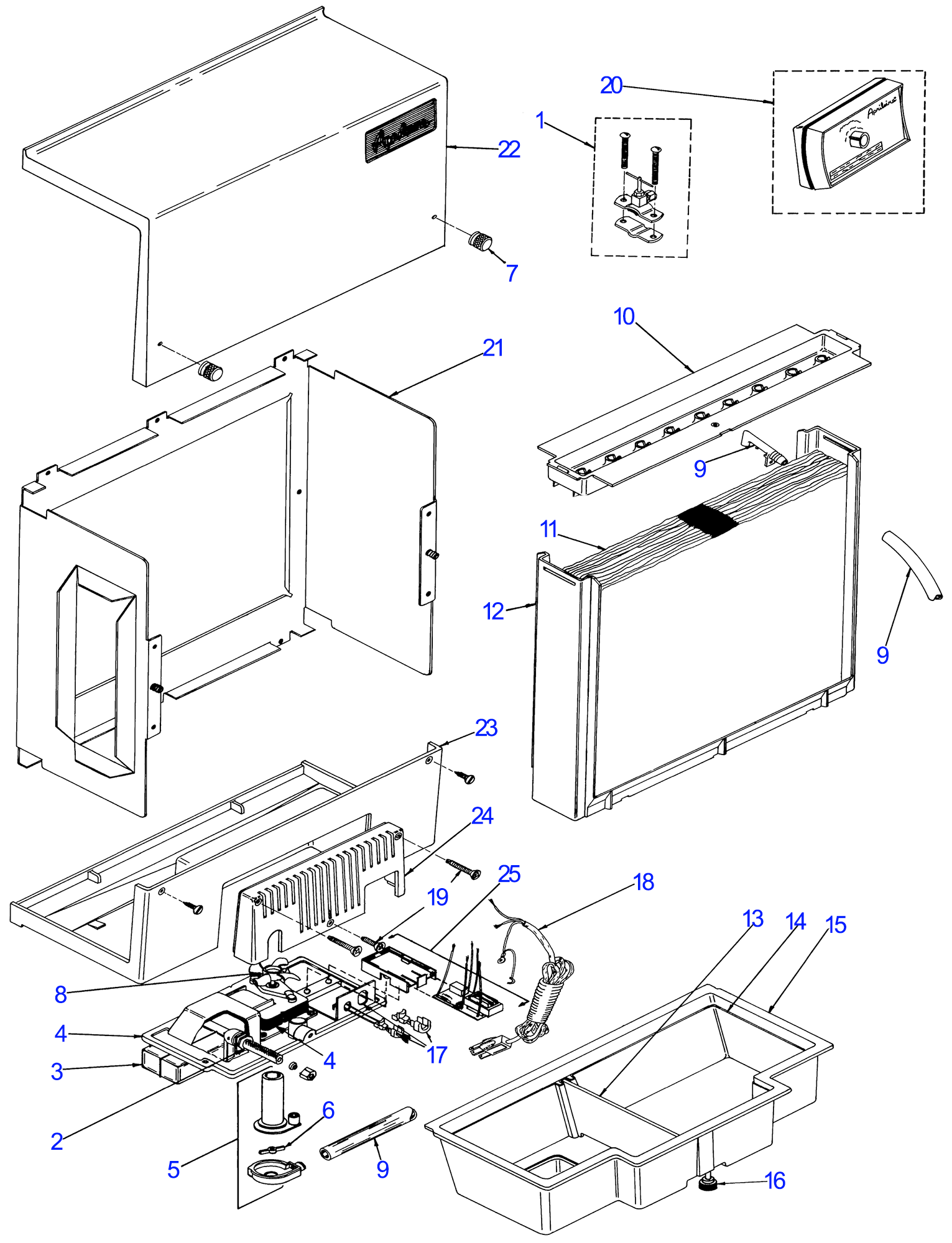 Aprilaire Humidifier Parts Aprilaire Replacement Parts - PartsHnC